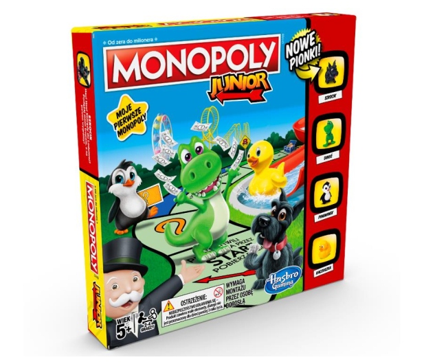 Hasbro Monopoly Junior - 175891 - zdjęcie